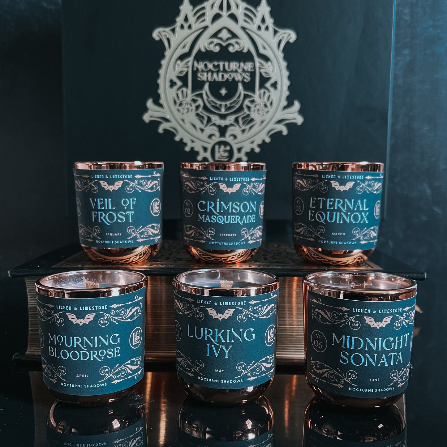 Nocturne Shadows: A Year of Ephemeral Nights, 12 Candle Box Set *PRE-ORDER*