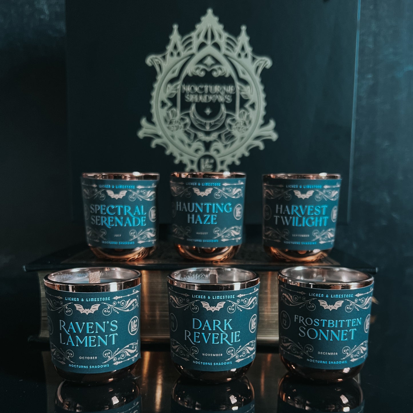Nocturne Shadows: A Year of Ephemeral Nights, 12 Candle Box Set *PRE-ORDER*